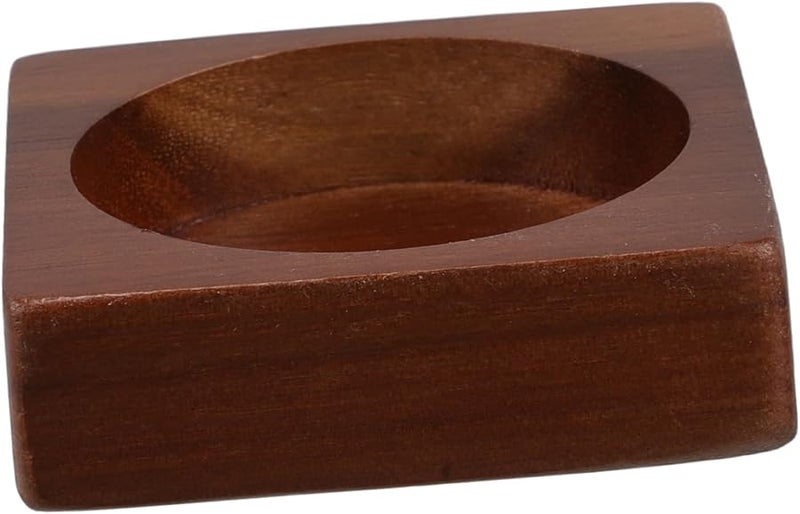 Wooden Pepper Grinder Holder Tray For Kitchen Countertop Organization Collects Loose Spices - Image 1